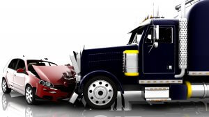 Accident Between a Truck and a Car